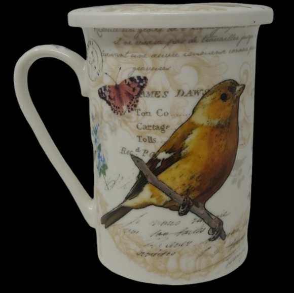 KENT POTTERY BIRD CUP WITH LID - Picture 4 of 15